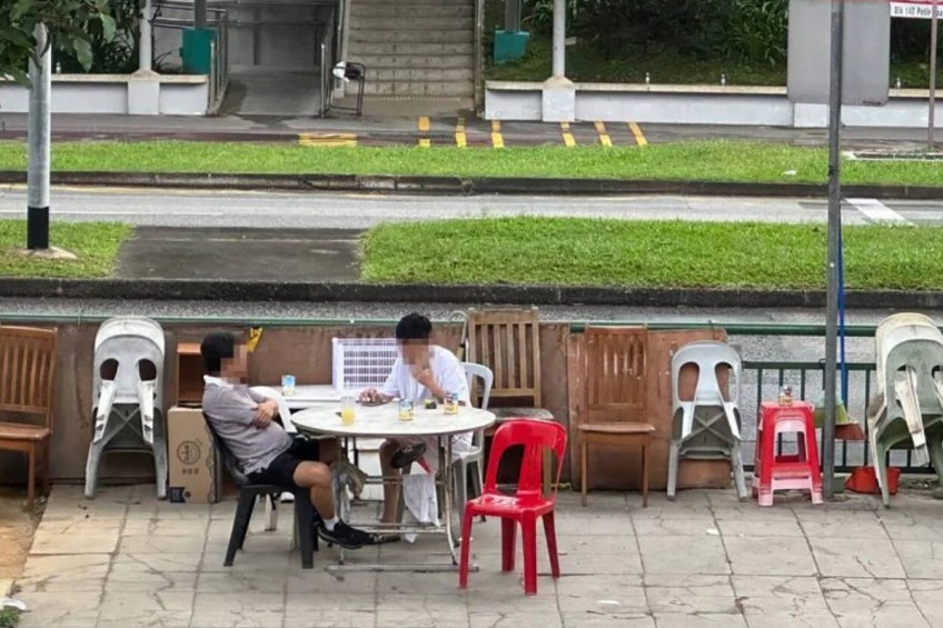 Makeshift smoking areas in heartlands not illegal, but smokers should be socially responsible: NEA