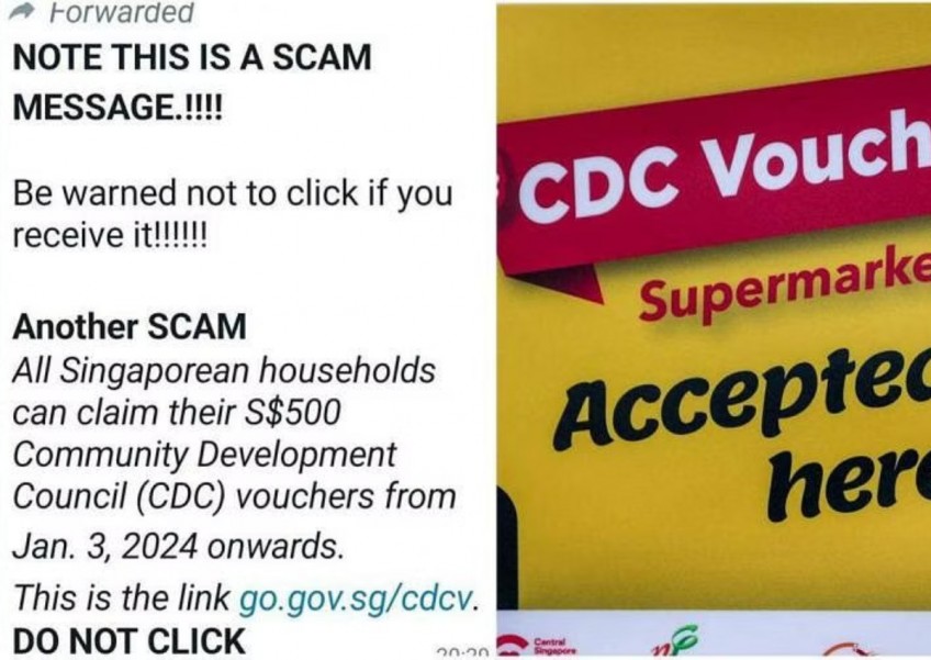 Police report lodged over WhatsApp message that claims CDC vouchers are a scam