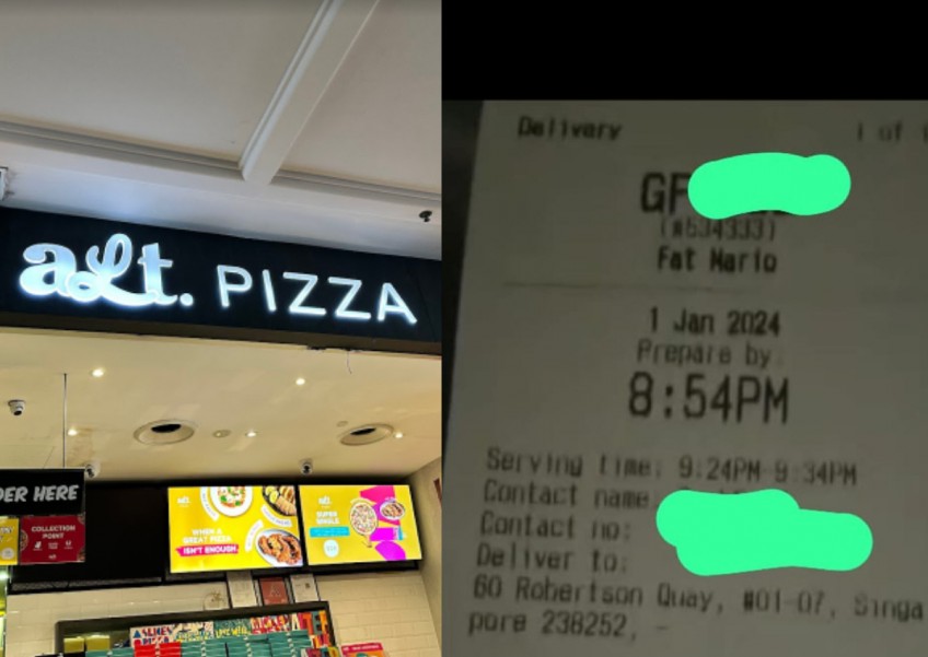 Man complains he couldn't find pizza restaurant, walked 'round and round' Robertson Quay