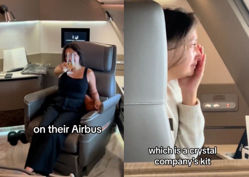 'I cried my eyes out': Travel content creator ends up being overwhelmed by SIA Suites experience