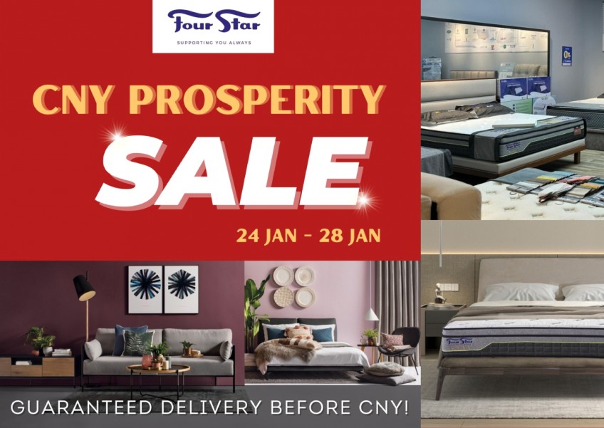 Four Star to absorb GST hike, offers up to 80 per cent off mattresses and more with CNY storewide sale