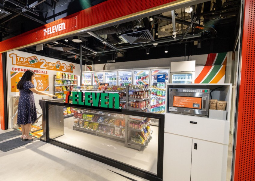 No cashier, no problem: 7-Eleven opens its first unmanned self-checkout store in Singapore