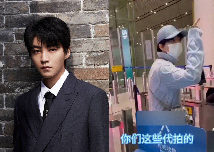 'Do you have any morals?' Chinese idol Wang Junkai rages at paparazzi for causing chaos at airport