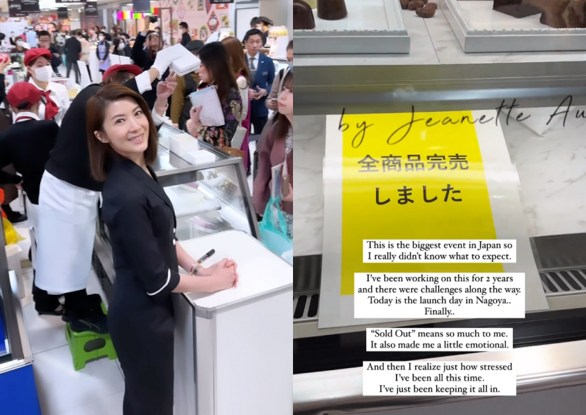 Jeanette Aw opens patisserie pop-ups in Japan, feels 'a little emotional' seeing desserts sold out