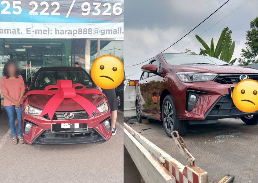 Malaysian woman's new car breaks down after 8 hours; Perodua says sugar was found in engine 