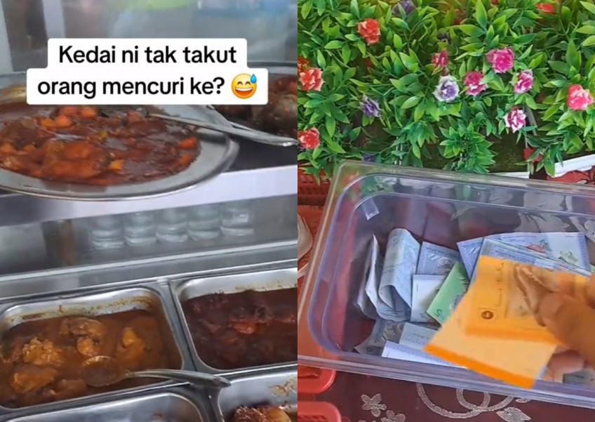 Self-service please: This eatery in Malaysia lets customers pack and pay for their own meals