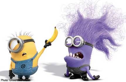 despicable me characters minions purple