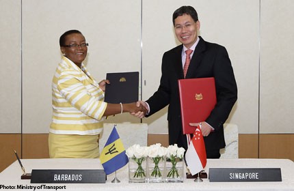 Singapore and Barbados sign open skies deal