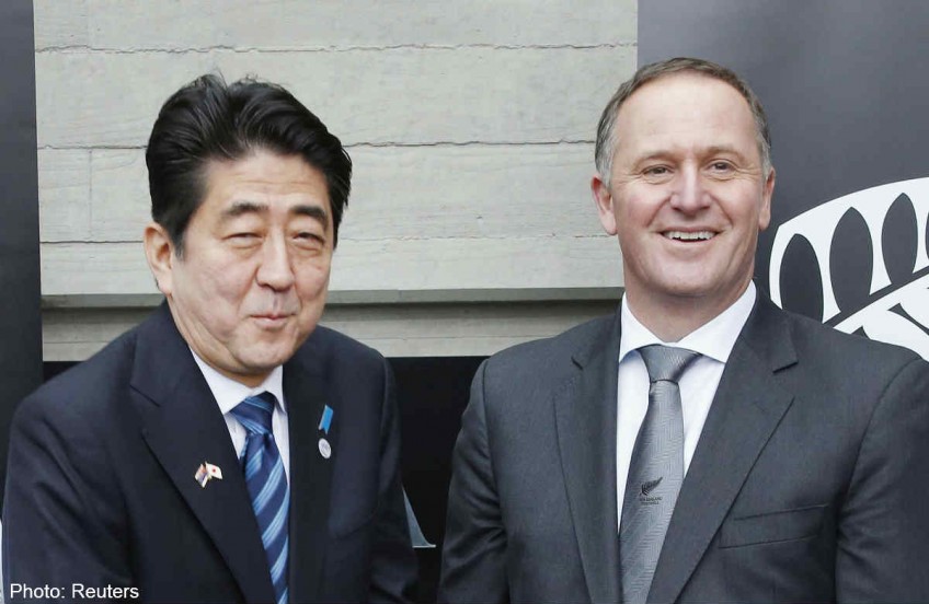 Whaling dominates Japan PM's New Zealand trip
