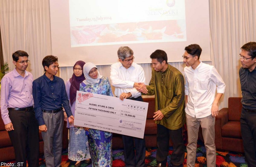 Malay MPs donate $15k to student-led welfare programmes