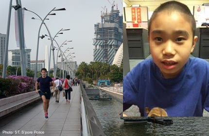 Boy found on Marina Promenade was dumped by Hong Kong father