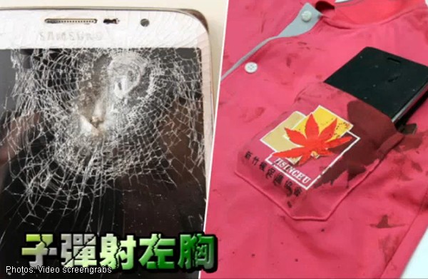 Mobile phone saves Taiwanese man's life from bullet