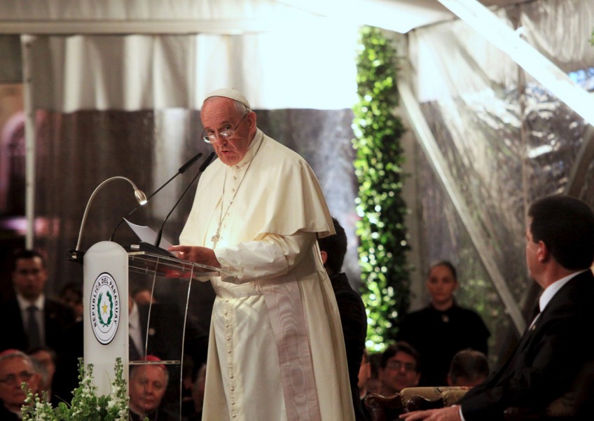 Pope Francis takes message of equality to Paraguay