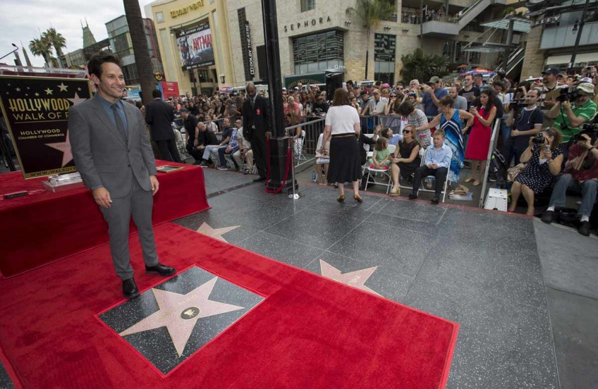 Paul Rudd ponders how he will be remembered with Walk of Fame star