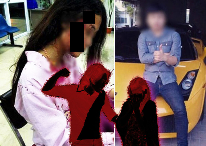 Pregnant Thai woman allegedly beaten up by high society boyfriend till her face was bloodied