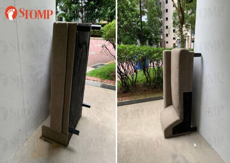 Courts apologises, refunds disposal fee after supplier leaves old sofa at customer's block