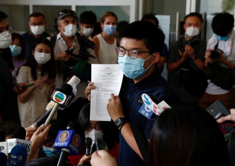 Democracy activist Joshua Wong launches bid for Hong Kong legislature