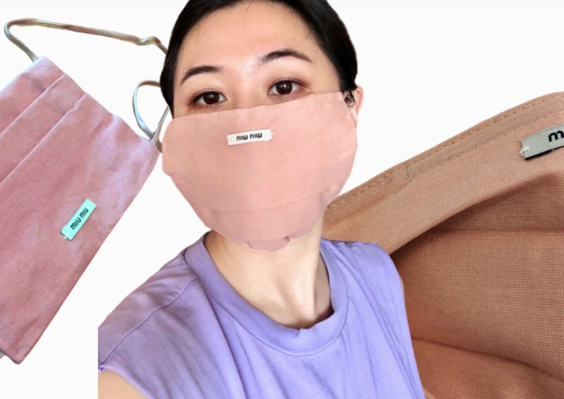I tried making my own stylish face masks out of things I already own