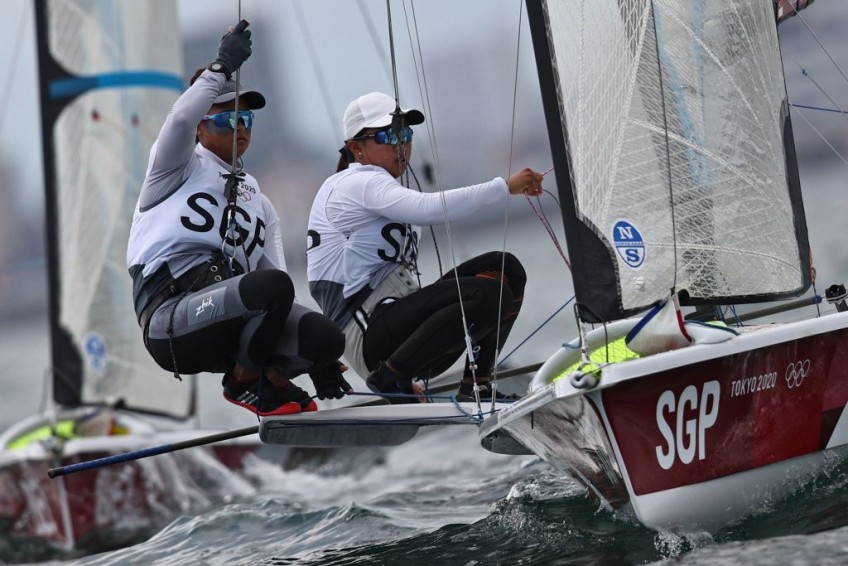 Olympics: Sailors Kimberly Lim, Cecilia Low first ever Singaporeans to qualify for medal race