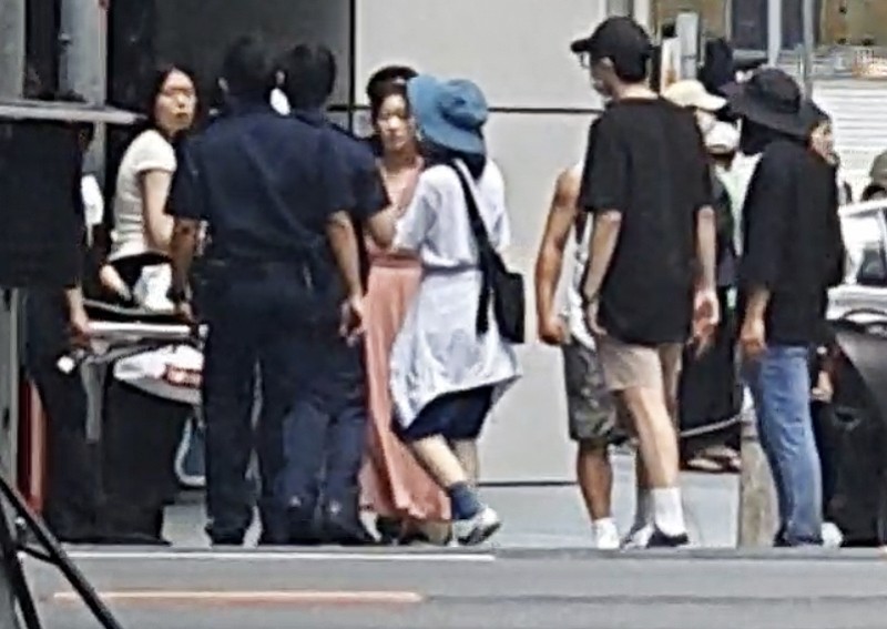 We waited 7 hours to see 30 minutes of Kim Go-eun filming K-drama Little Women at Robinson Road