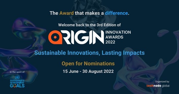 3rd Edition of ORIGIN Innovation Awards to Recognize Sustainable Innovations and Lasting Impacts