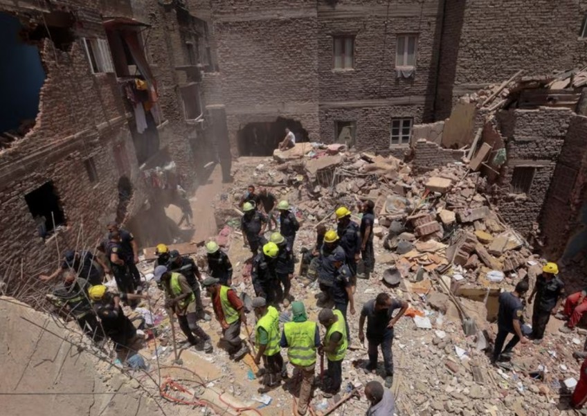At least 13 killed in building collapse in Cairo