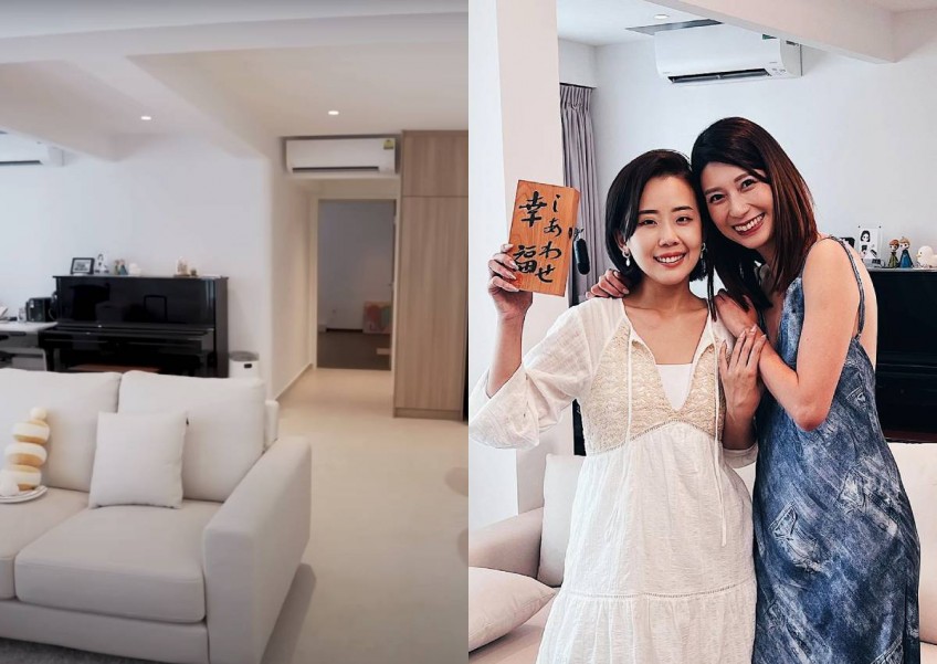 Ah Girls Go Army actress Karyn Wong gives tour of '1-bedroom' home renovated from 4-room HDB flat