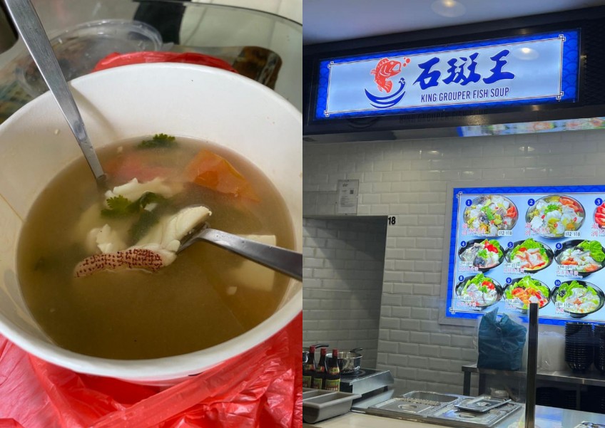 'Daylight robbery': Man gets only 4 slices of fish in $10 soup from King Grouper Fish Soup