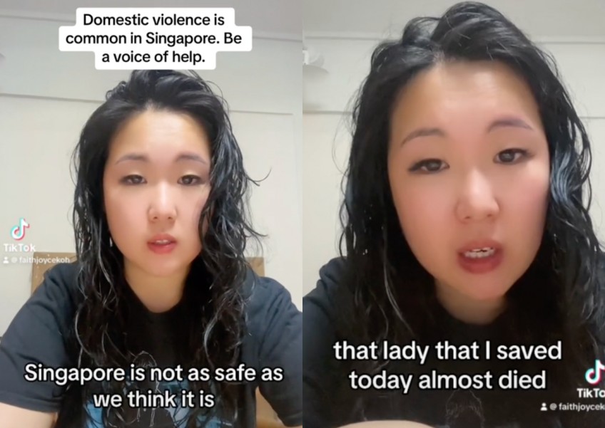 Woman urges Singaporeans to 'look up and listen' after helping several domestic violence victims in her neighbourhood