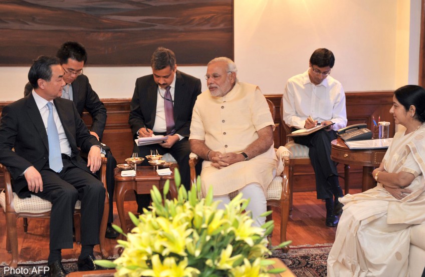 India pushing ties with China