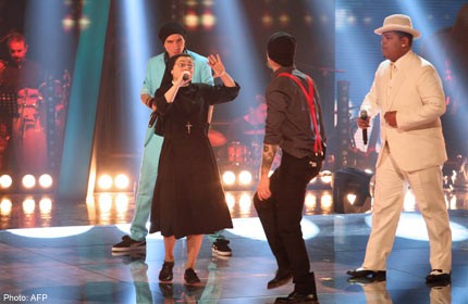 Singing nun prepares for Italy talent show final