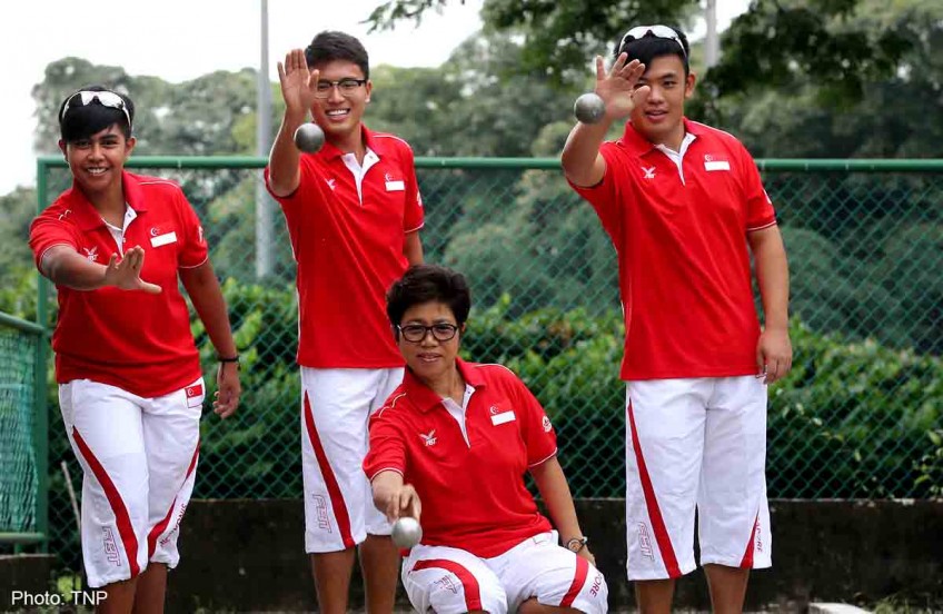 Team Singapore's oldest athlete to compete alongside former students