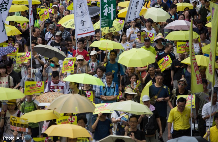 Political showdown in Hong Kong ahead of key reform vote