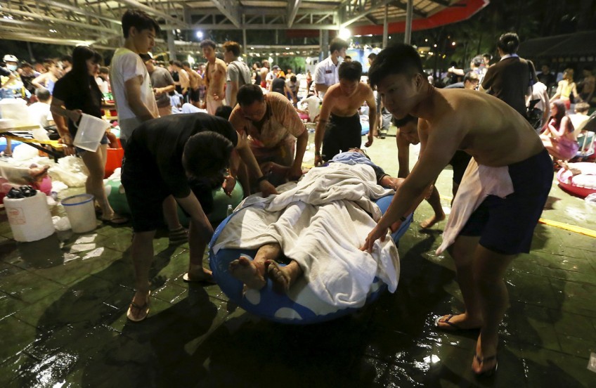 More than 500 injured in explosion at Taiwan water park