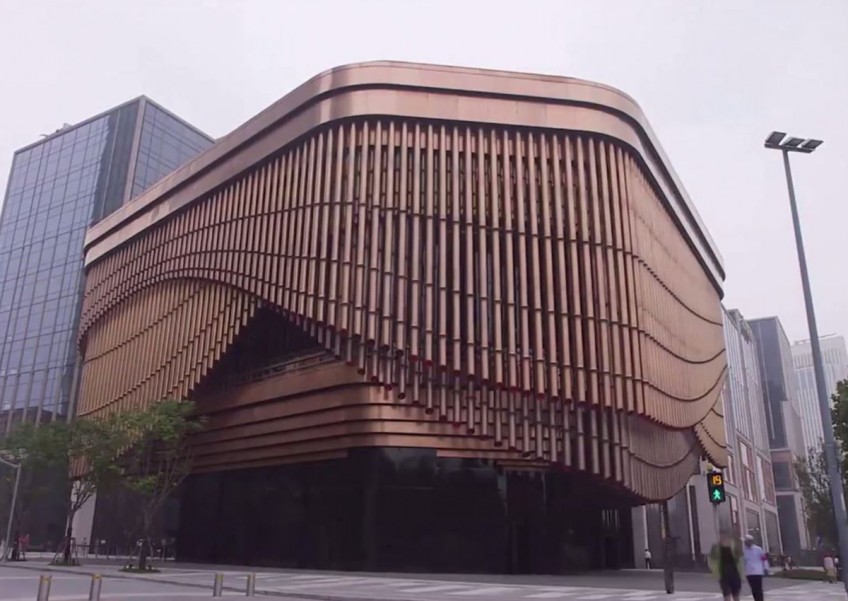 WATCH: This building in Shanghai can 'move'