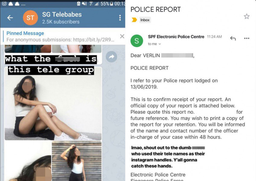 Woman files police report against Telegram channel 'perverts' who slid into her DM