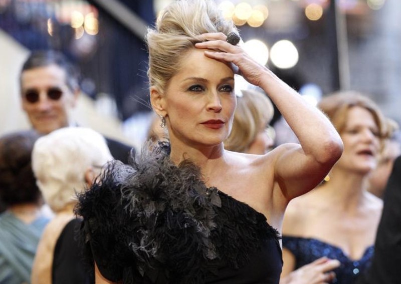 Sharon Stone once struck by lightning while ironing