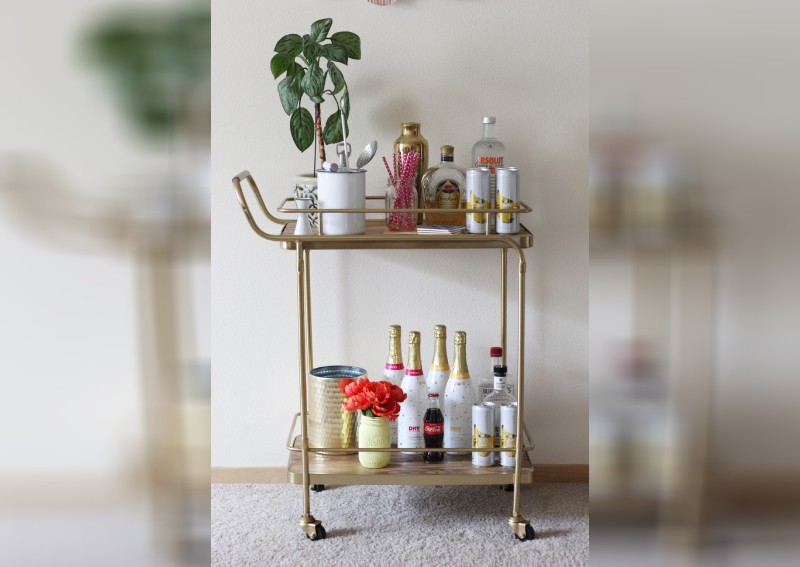 7 stylish bar carts for small spaces