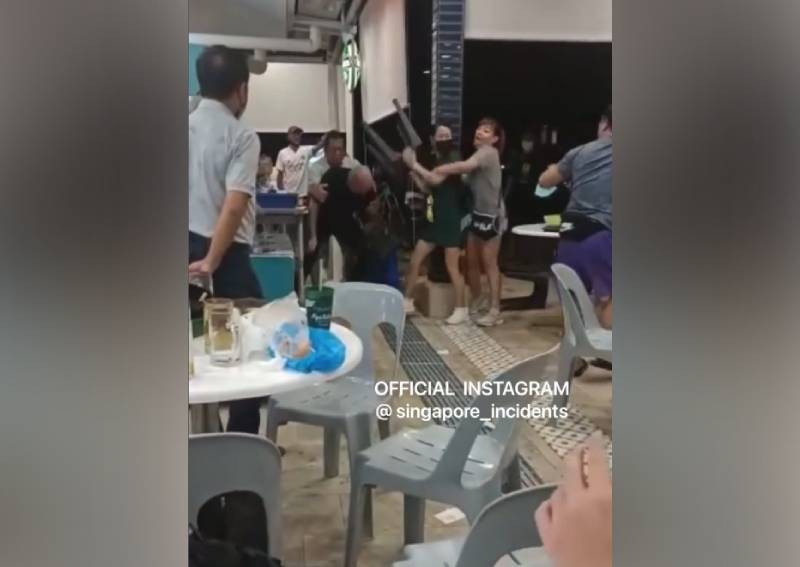 Brawl over beer: Fight at Yishun coffeeshop allegedly over beer lady's bad service