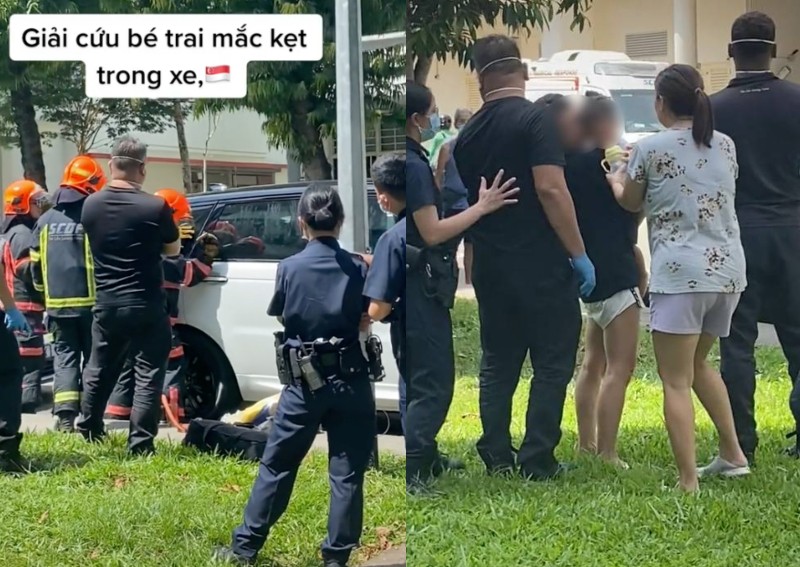 SCDF rushes to rescue child trapped inside locked Land Rover at Tiong Bahru