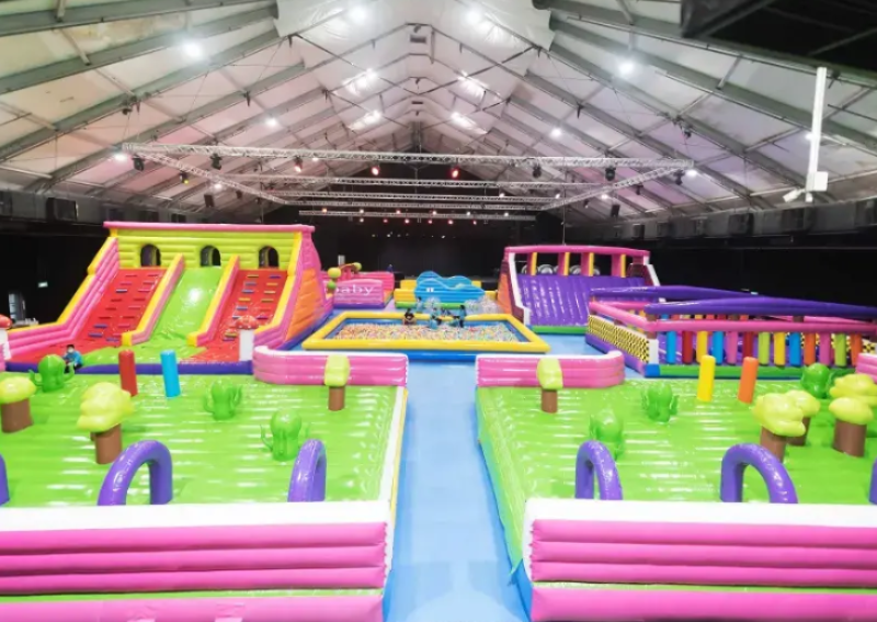 Go wild with bouncy castles and obstacle courses at Downtown East this July