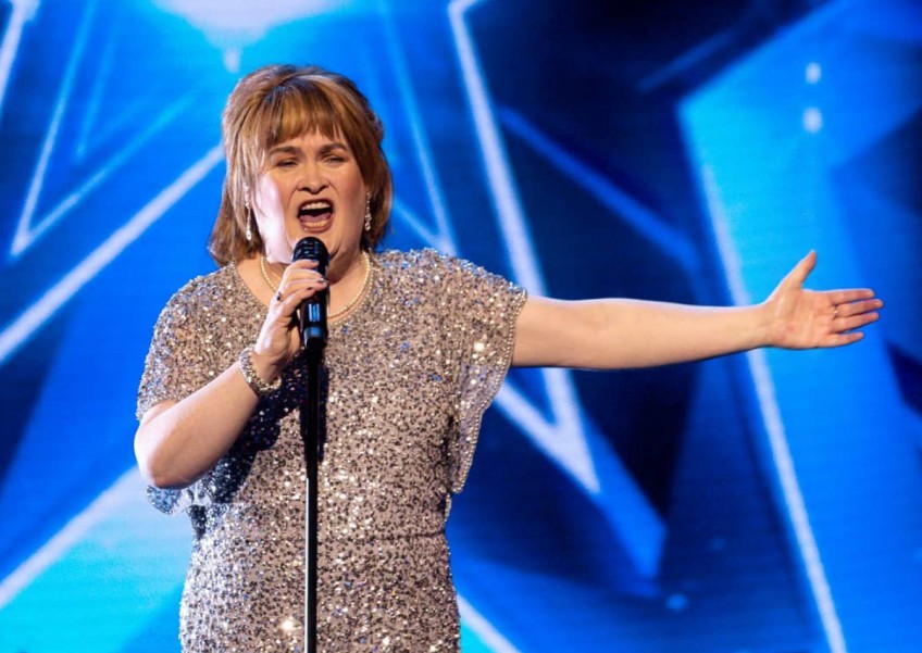 'It feels good': Susan Boyle back performing after suffering stroke