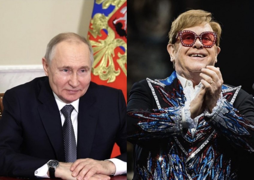 Vladimir Putin 'loves' Sir Elton John's music