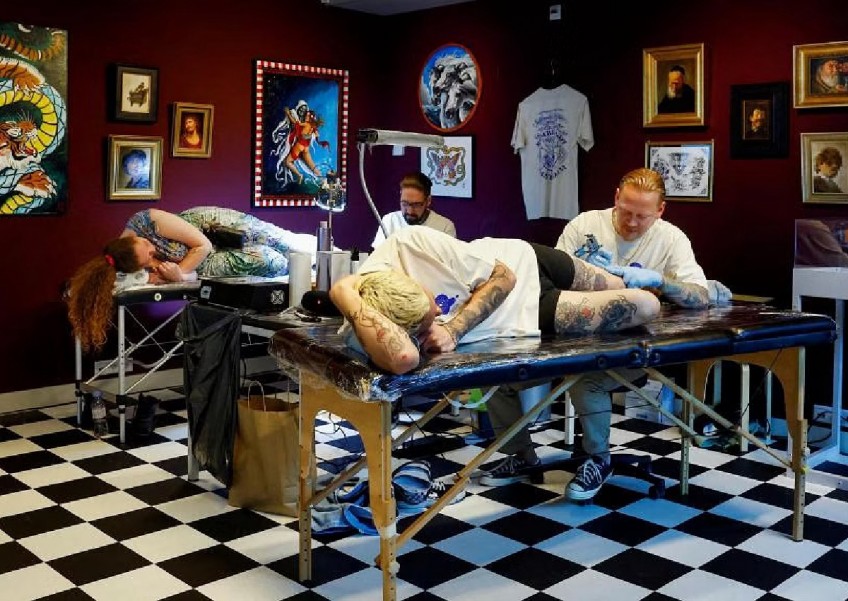 High art becomes body art at tattoo pop-up studio in Amsterdam's Rembrandt House Museum