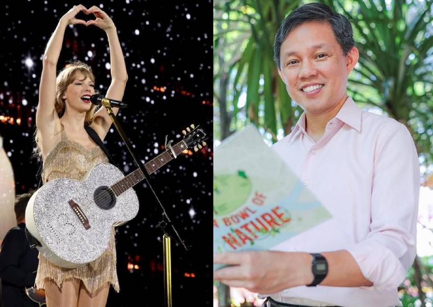 'If you can invite her to your school to perform': Students DM Education Minister Chan Chun Sing requesting school holidays for Taylor Swift’s Singapore concerts