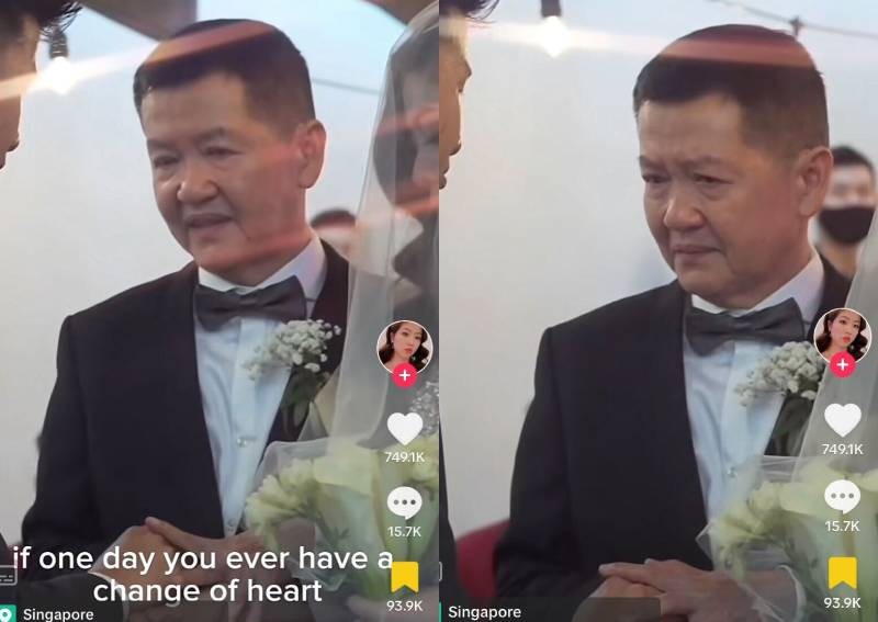 'If you have a change of heart... bring her back to me': Dad of Singapore bride 'makes the world cry' with touching wedding speech