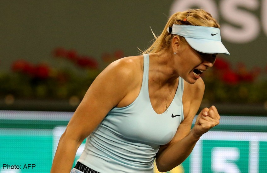 Tennis: Sharapova on verge of third Paris final in a row