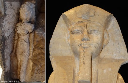 Statue of pharaoh's daughter unearthed in Egypt