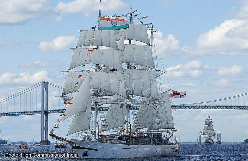 INS Sudarshini ship marks India-S'pore 50 years of smooth sailing