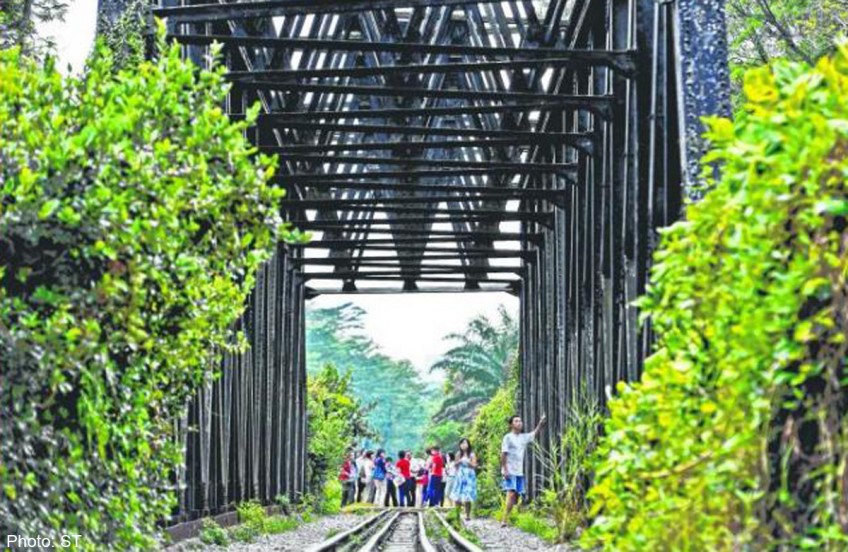 Old rail track to become 'green line'